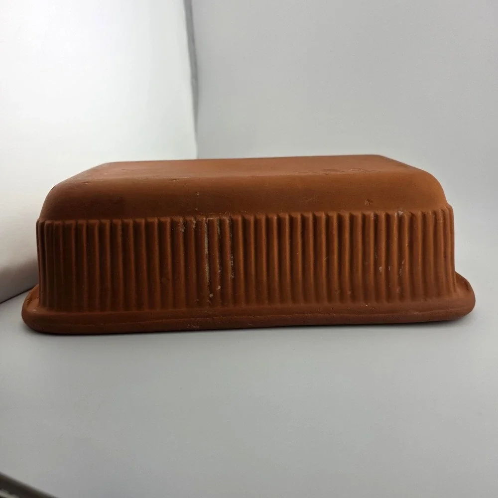 Terracotta Loaf Pan Baking Dish Clay Ramekin Oven‎ Safe Bread Cake